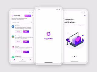 DAPPNOTIFY Mobile App Design