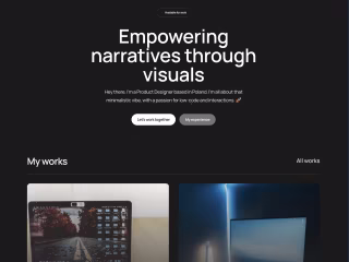 Personal Portfolio Design — Framer Website 