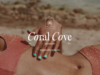 Upscaled swimwear backed by a strategic visual identity.