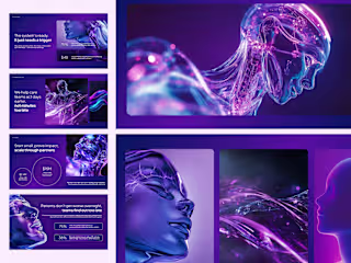 AI Health Tech Pitch Deck Design
