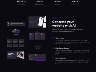 Umso, AI-driven WEBSITE Builder