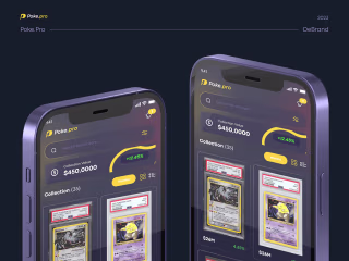 Web/App UX Design Project for PokePro: Card Collection Platform