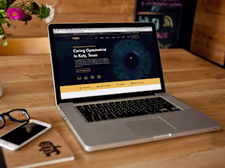 Vision Gallery Website UI Design