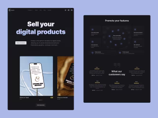 eCommerce Framer template