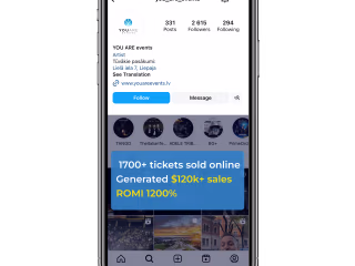Boosting online sales for an event agency