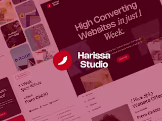 Harissa Studio - Agency Webflow Redesign