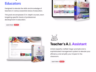 Simplify your teaching life with Notion - Framer Based Website