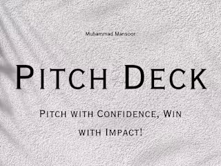 Graphic Designing | Pitch Deck | Presentation Design