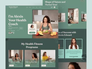 Personal Health Coach Landing Page