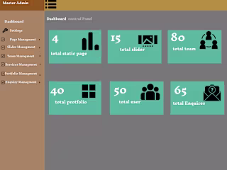 admin panel design