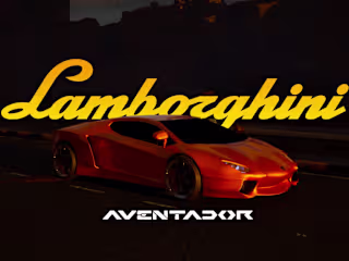 3D Model - Lamborghini Aventador
