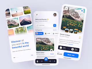 Travel App Design
