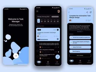 Minimalistic Task Manager UI :: Behance