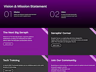 The Seraph Builders - A Standard Religious Organization Website