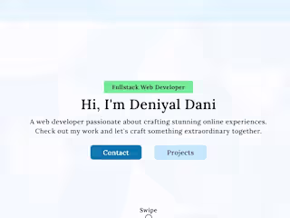 Deniyal Dani | Fullstack Dev
