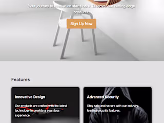 Custom Landing Page