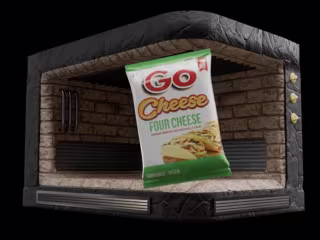 Go cheese 3D Screen Video