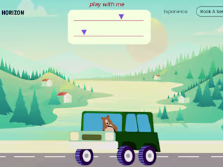 Rive Landing Page using JS