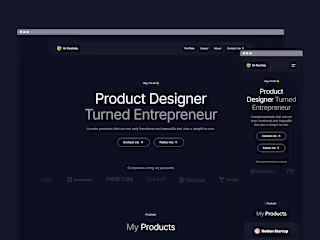 My personal website - Framer design + development