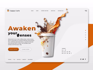 Coffee Shop Website | Cuppa Cafe
