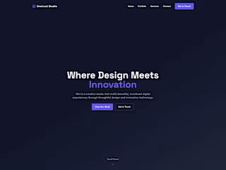 Agency Website Development with Bolt.new
