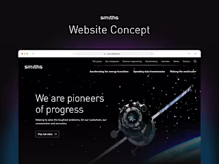 Smiths PLC website concept 