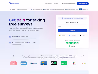 Get Paid To Take Survey - Primeopinon.com