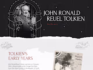 The life story of J. R. R. Tolkien
