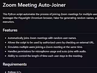Automates the process of joining Zoom meetings