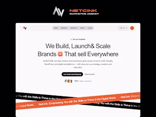 Netcink Marketing Agency: A Redesign for 2025