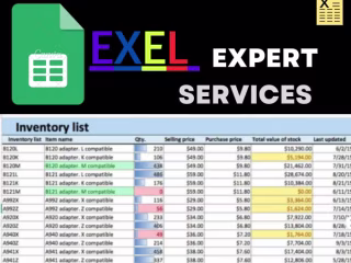 I will be your creating spreadsheet