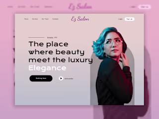 Luxury Website Design for a Salon 
