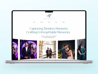 Website Design & Development for a Wedding Photography Brand