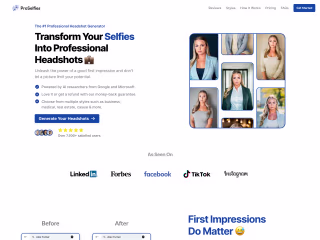SaaS - AI Headshot Generator
