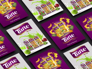 TUNE Juice - Brand Development & Packaging Redesign :: Behance