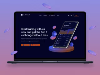 Kriptomat | Crypto SAAS redesign website