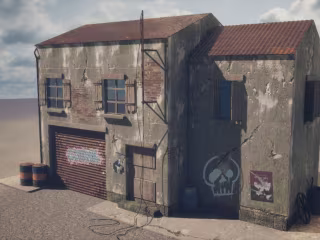 Environment Art: Abandoned Garage