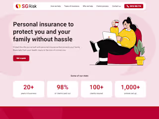 Life Insurance Website • Design & Development
