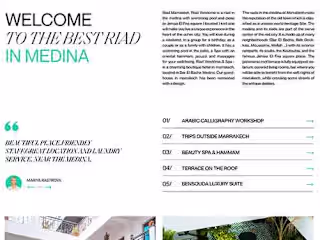 Marrakech Riad Website 🌿