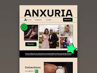 Anxuria Fashion website