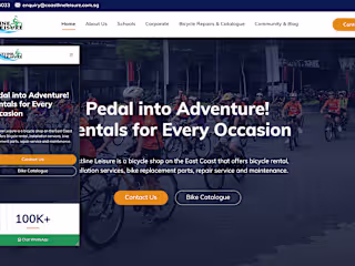 East Coast Park Bicycle Rental Shop | Coastline Leisure