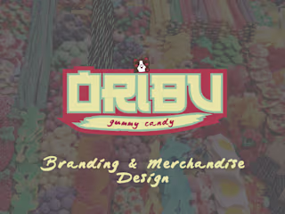 Oribu: Japanese Candy Branding & Merchandise Designs