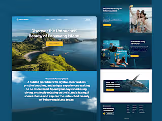 Vacation Landing Page - Pahawang Island