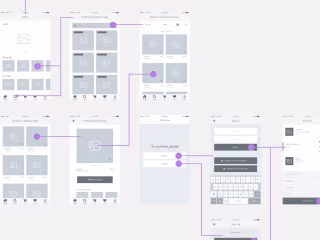 Wireframes for mobile apps