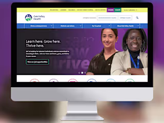 Custom WordPress Website - Oak Valley Health