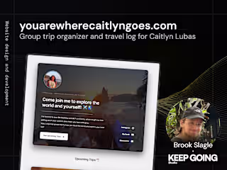 Travel Curator and Group Trip Log Website (Caitlyn Lubas)
