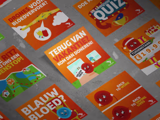 Sanquin Social Media Content & Illustration