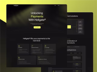 Hellgate.io - Framer Website Design and Development 
