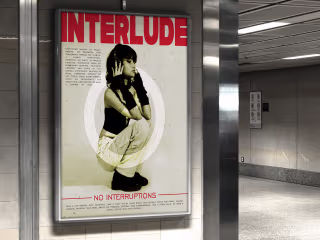 INTERLUDE (Poster Design) on Behance