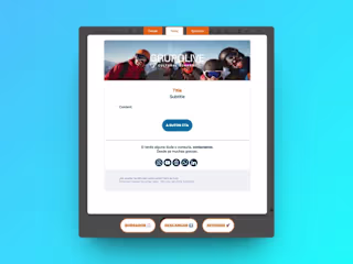 Custom Visual Email Builder connected to Email Funnels